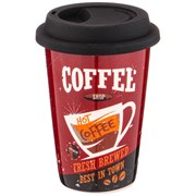 Кружка lefard coffemania с крышкой 400 мл