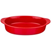 Блюдо для запекания agness "Modern kitchen" овальное красное
