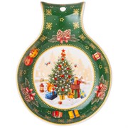 Подставка под ложку lefard "Елка" 15х11,5х2,5 см зеленая