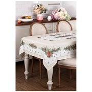 Скатерть "Celebration" 140х180 см ,бежевый, 100% хлопок,твил,клетка