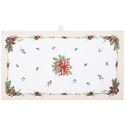 Полотенце "Celebration",40х70 см , 100% хлопок,бежевый,твил, горох