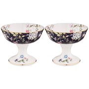 Набор из 2х розеток на ножках lefard "Кобальт" 9,5 см