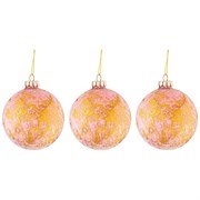Набор шаров из 3 шт коллекция "Блеск" D=8 см