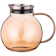 Кувшин agness "Amber"1,5 л боросиликатное стекло, нжс крышка с фильтром
