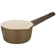 Ковш agness "Spicy" с "мраморным" антипригар.покрытием 1,4 л, 16*8.5 см цвет: шампань