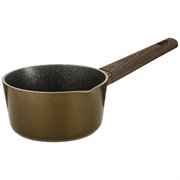 Ковш agness "Spicy" с "мраморным" антипригар.покрытием 1,4 л, 16*8.5 см цвет: оливковый