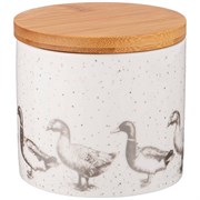 Банка с крышкой lefard ducks, 410 мл мал уп=12шт