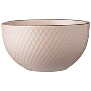 Салатник D=14 см объем 620 мл коллекция "Графика" цвет:бежевый песок