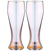 Набор бокалов для пива из 2-х шт "Лиловая дымка" 415 мл