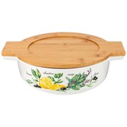 Блюдо с дерев. крышкой lefard "Секретные ингредиенты" 29*23*8,5 см 1800 мл