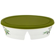 Менажница с пластик. крышкой lefard "Секретные ингредиенты" 2 секции 21*16*6 см