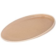 Тарелка закусочная bronco "Fusion" 23*13,5*2 см кремовая (мал.уп. = 2 шт)