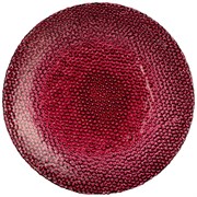 Тарелка "Lace" bordeaux 28 см