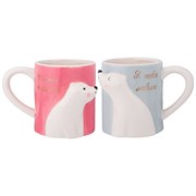 Набор кружек lefard белые медведи 400 мл