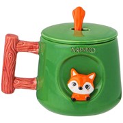 Кружка с крышкой и ложкой lefard лисичка, 360 мл
