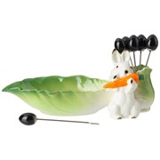 Блюдо "Кролик" 18 см , 6 вилочек