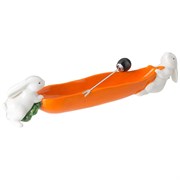 Блюдо "Кролики" 23 см , 1 вилочка