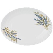 Блюдо овальное agness lavender field 34х26х3 см