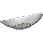 Блюдо lefard 28*13,5 см серебро
