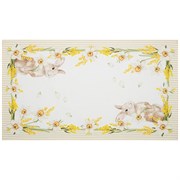 Полотенце "Happy day" ,40х70 см , 100% хлопок,белый,твил,