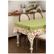 Скатерть "Джем" 140х180 см , 100% хлопок, зелёный,