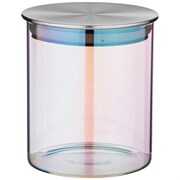 Емкость для сыпучих продуктов agness "Rainbow" 650 мл d=9.5 cm h=11 cm цвет:радужный