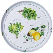 Поднос сервировочный agness "Секретные ингредиенты" 33*2,1 см