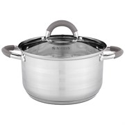 Кастрюля agness "Classic" со стеклянной крышкой 3,1 л. 20x11,5 см