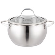 Кастрюля agness со стекл. крышкой 3,3 л. 20x11.5 см