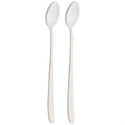 Набор ложек для коктелей agness, 2 шт, L=19.5 см мал. уп. = 40 шт