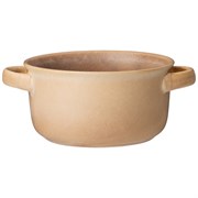 Салатник с ручками 13,6 см коллекция "Triangle collection" цвет:кофе с молоком