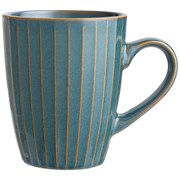 Кружка 365 мл "Stripe collection" цвет:лазурно-синий мал. уп. = 6 шт мин. партия