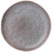 Тарелка десертная 20,5 см коллекция "Glaze collection" цвет:серый меланж мал. уп. = 6 шт мин. партия