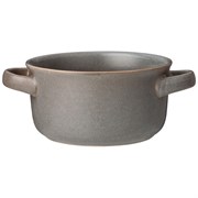 Салатник с ручками 13,6 см коллекция "Glaze collection" цвет:серый меланж мал. уп.= 6 шт мин. партия