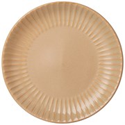Тарелка десертная 19,7 см "Stripe collection" цвет:сливочный мал. уп. = 6 шт мин. партия