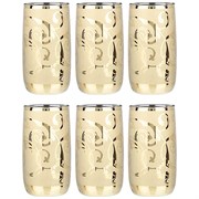 Набор стаканов из 6 шт "Грейс золотой" 330 мл