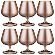 Набор бокалов для бренди из 6 шт "Горький шоколад" 410 мл