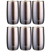 Набор стаканов из 6 шт "Горький шоколад" 330 мл