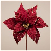 Цветок искусственный "Пуансетия" D=30 см