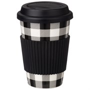 Кружка lefard coffemania с силиконовой крышкой и ободком, 390 мл