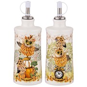 Набор для масла/уксуса "Дерево мудрости" 2пр. 6,5*6,5 см H14,5 см / 320 мл