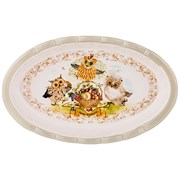 Блюдо-шубница "Дерево мудрости" 28*17 см выоста=5 см / 800 мл