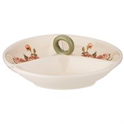 Менажница 3-х секционная "Корейская роза" 22*22*7,5 см