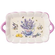 Блюдо "Прованс лаванда" 23,5*14 см H=2,5 см