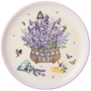 Тарелка "Прованс лаванда" 21*21 см H=2,5 см