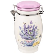 Емкость для сыпучих продуктов "Прованс лаванда" 11,5*11,5 см H=20 см / 1100 мл
