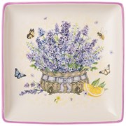 Блюдо "Прованс лаванда" 28*28*4 см