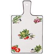 Доска сервировочная с ручкой lefard "Секретные ингредиенты" 30,5*18,5*1 см