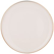 Тарелка обеденная bronco "Solo" 26,5 см бежевая
