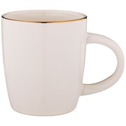 Кружка bronco "Solo" 350 мл бежевая